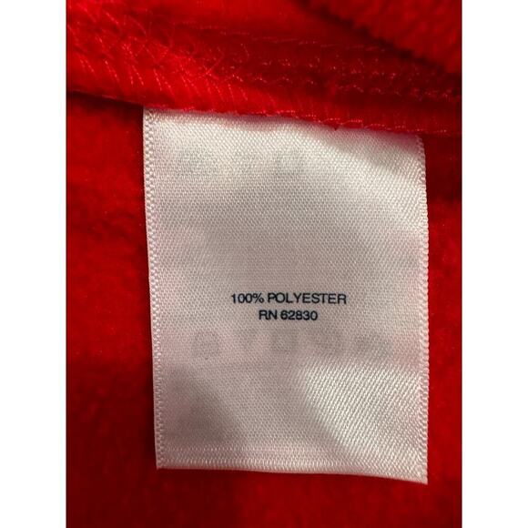 Lands: End Red Fleece 1/4 Zip - Size Large - Picture 6 of 7